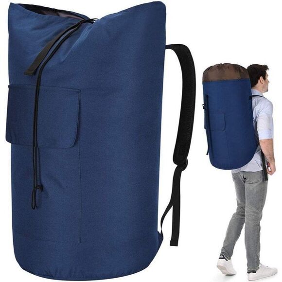 Laundry Bag Backpack Large Dorm College Student‎ - Picture 1 of 6